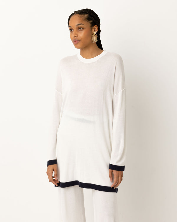 Pull BAMBOO - Col rond - 70% Bambou et 30% Coton