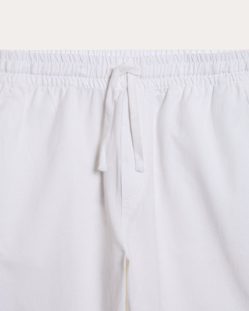 Pantalon Desert - 85% Coton 15% Lin - blanc