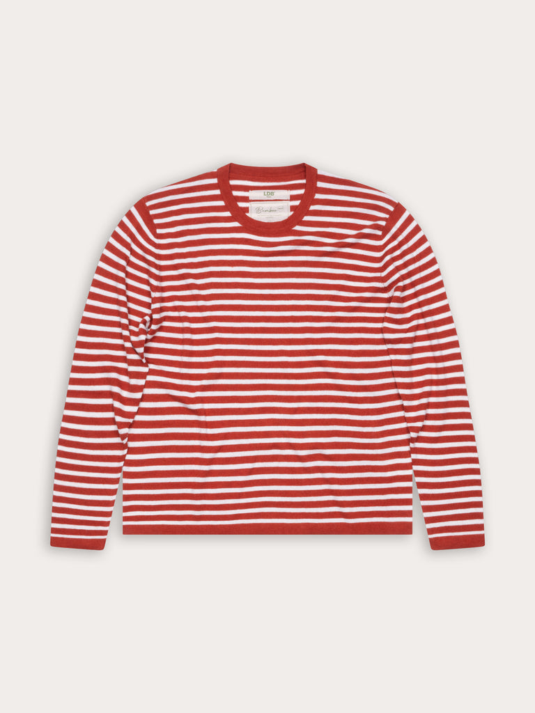 Pull Bamboo col rond - 70% bambou 30% laine mérinos - 180OFFWHITERED