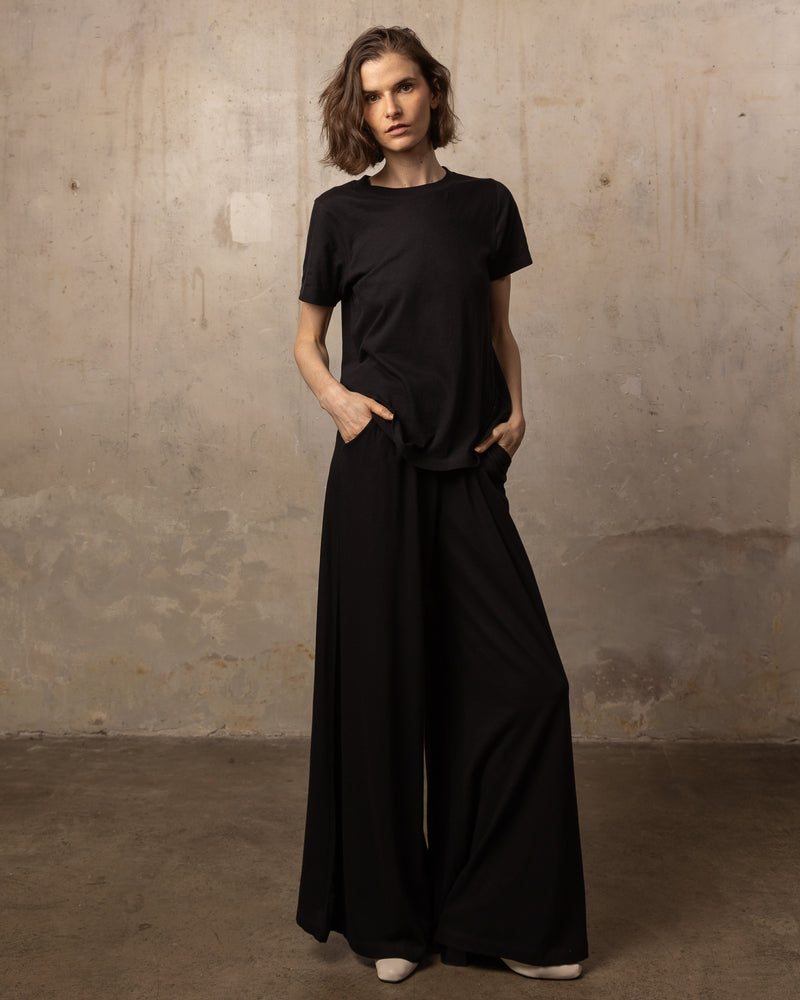 T-shirt 24_24 col rond - 100% coton - 100BLACK