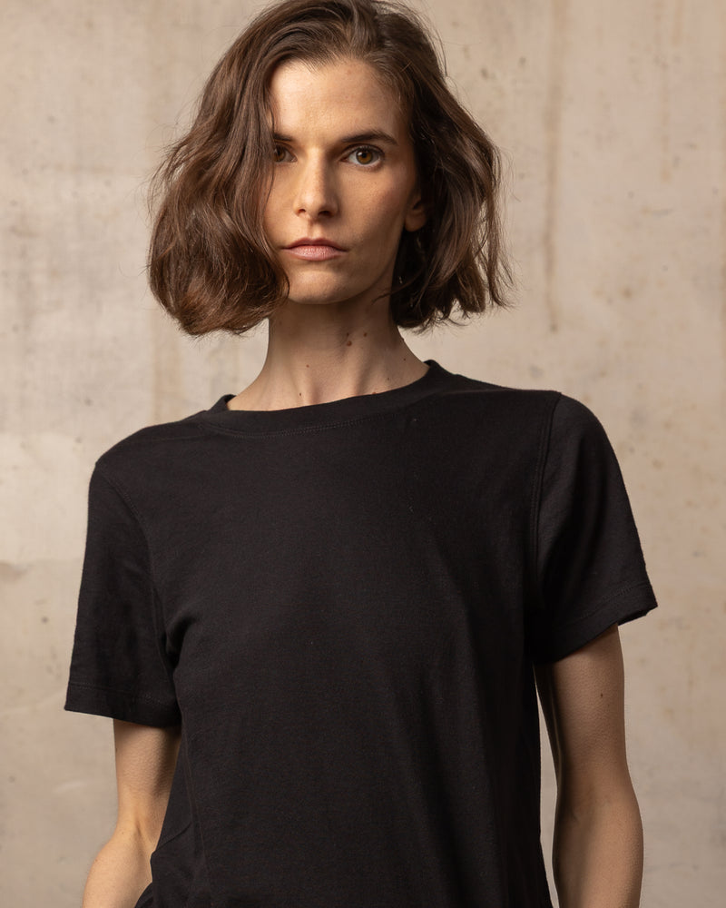 T-shirt 24_24 col rond - 100% coton - 100BLACK