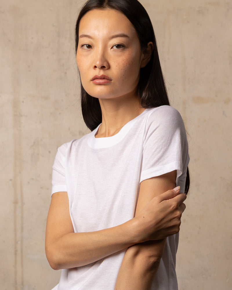 T-shirt 24_24 col rond - 100% coton - 190WHITE