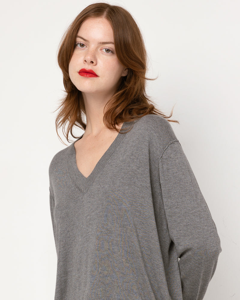 Pull Bamboo col v - 70% Bambou  30% Coton