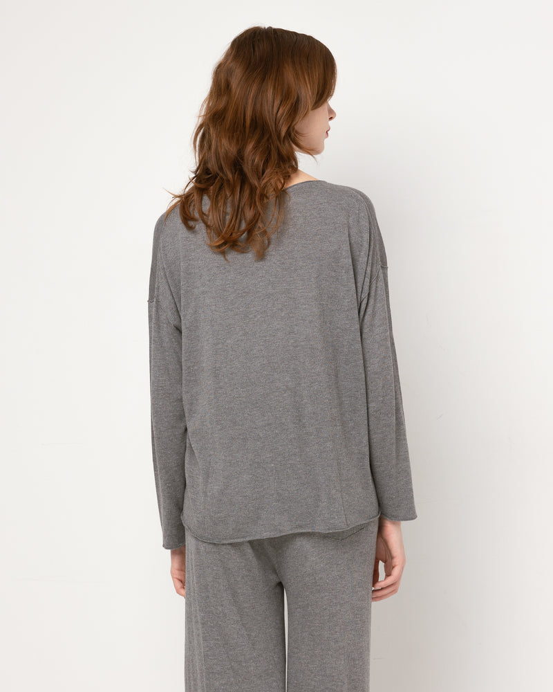 Pull col rond - 70% bambou 30% coton