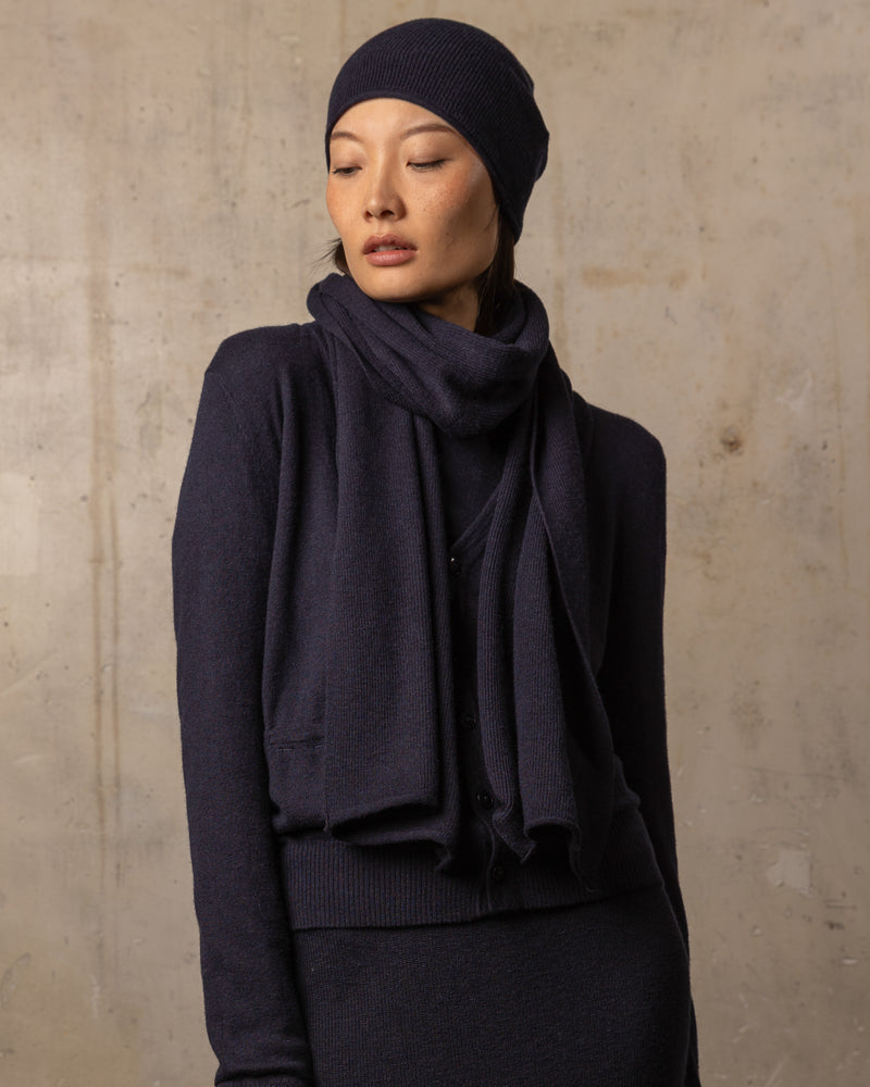 Bonnet Bamboo - 70% bambou 30% laine mérinos - 300NAVY