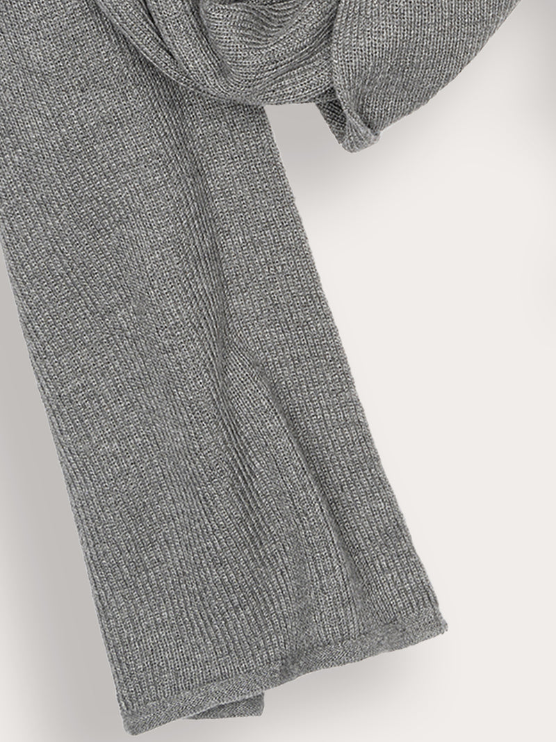 Echarpe Bamboo - 70% bambou 30% laine mérinos - 133MELANGEDGREY