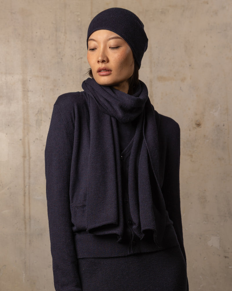 Echarpe Bamboo - 70% bambou 30% laine mérinos - 300NAVY
