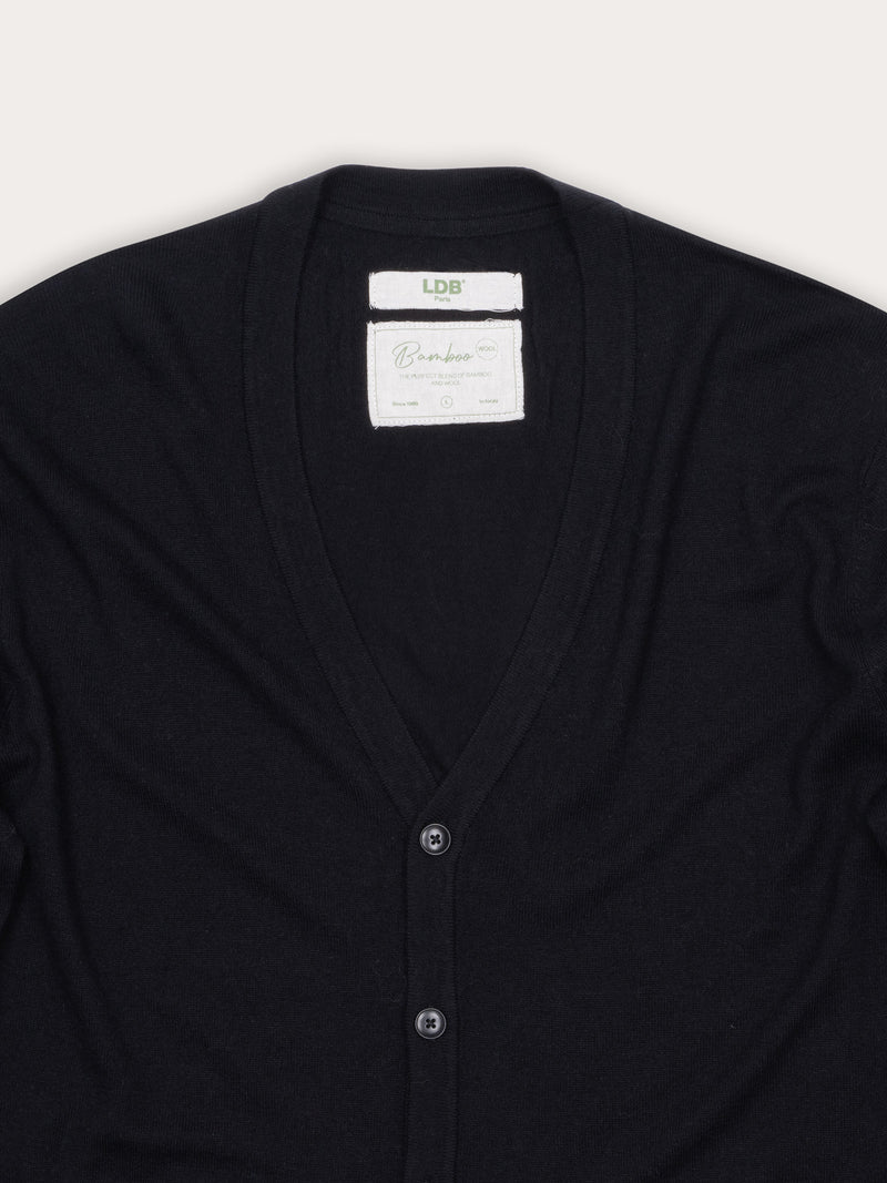 Cardigan Bamboo - 70% bambou 30% laine merinos