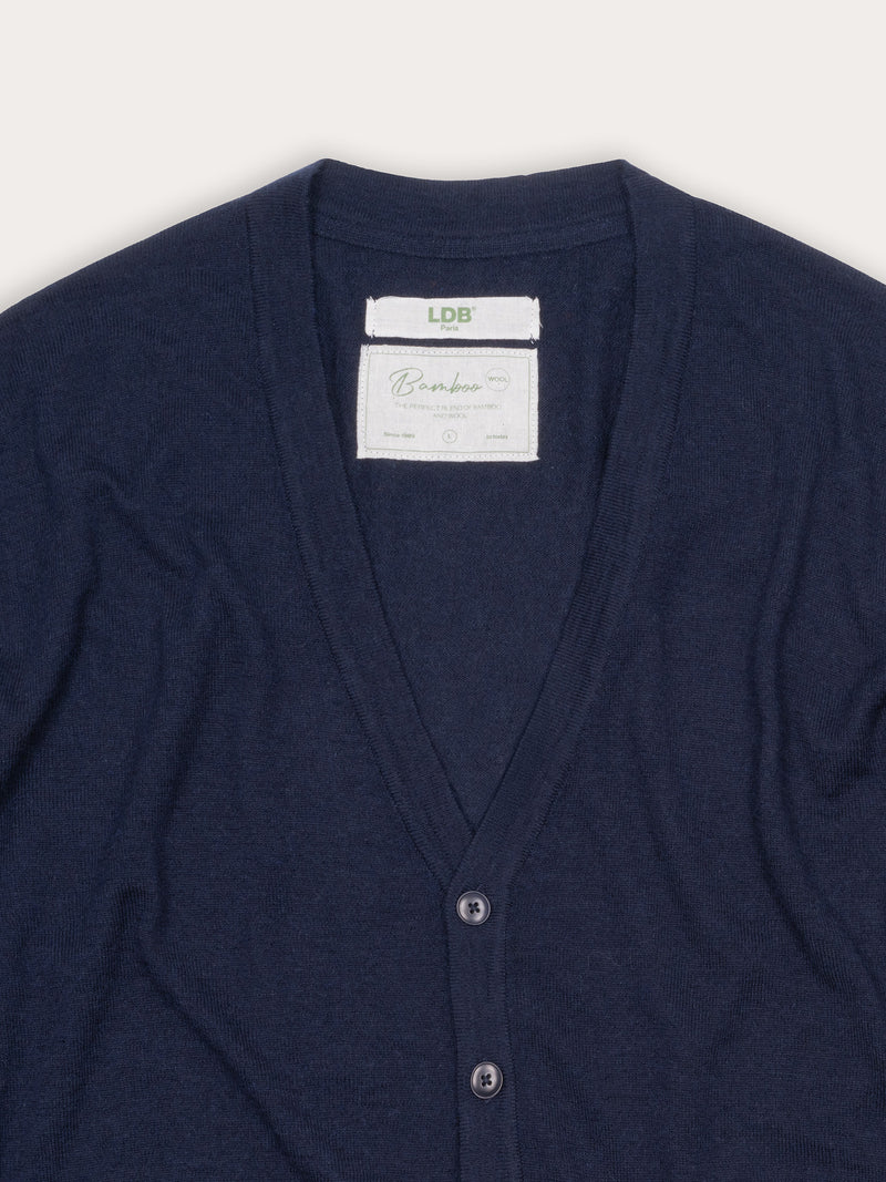 Cardigan Bamboo - 70% bambou 30% laine merinos