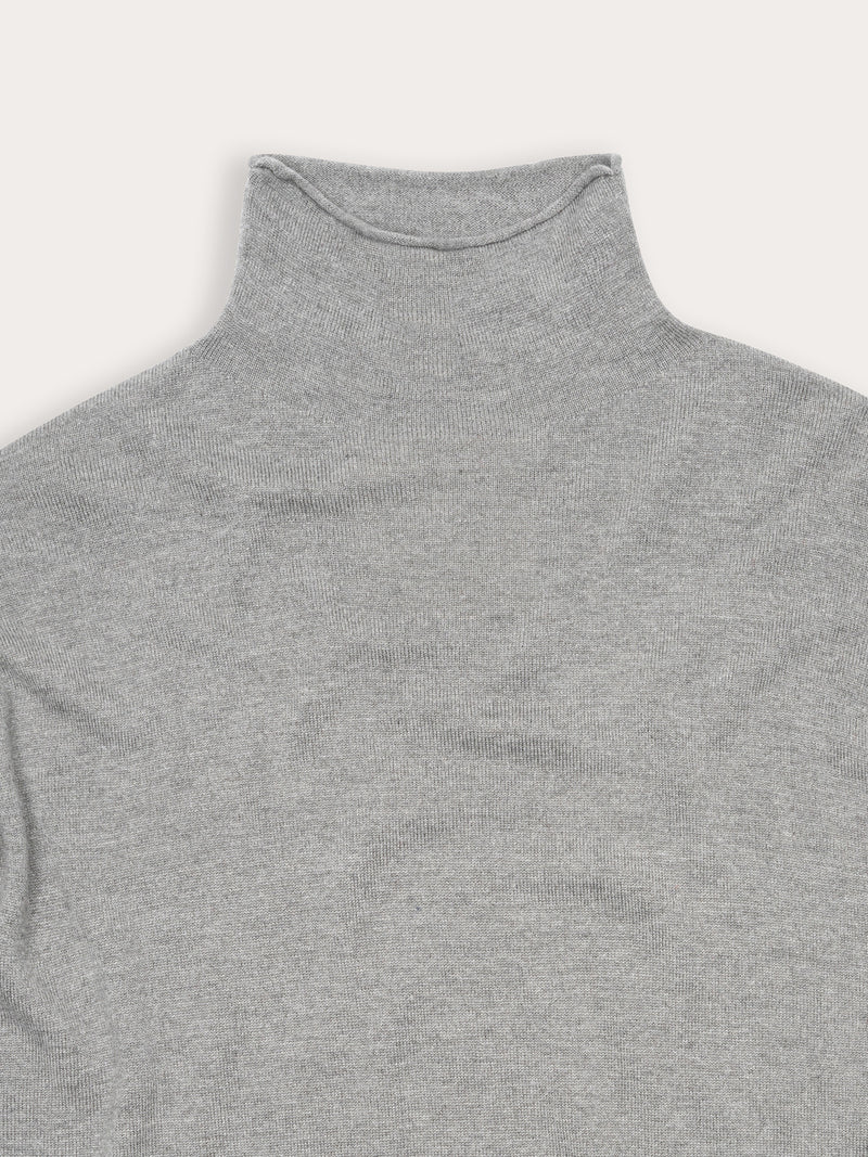 Pull Bamboo col roulé - 70% bambou 30% laine mérinos