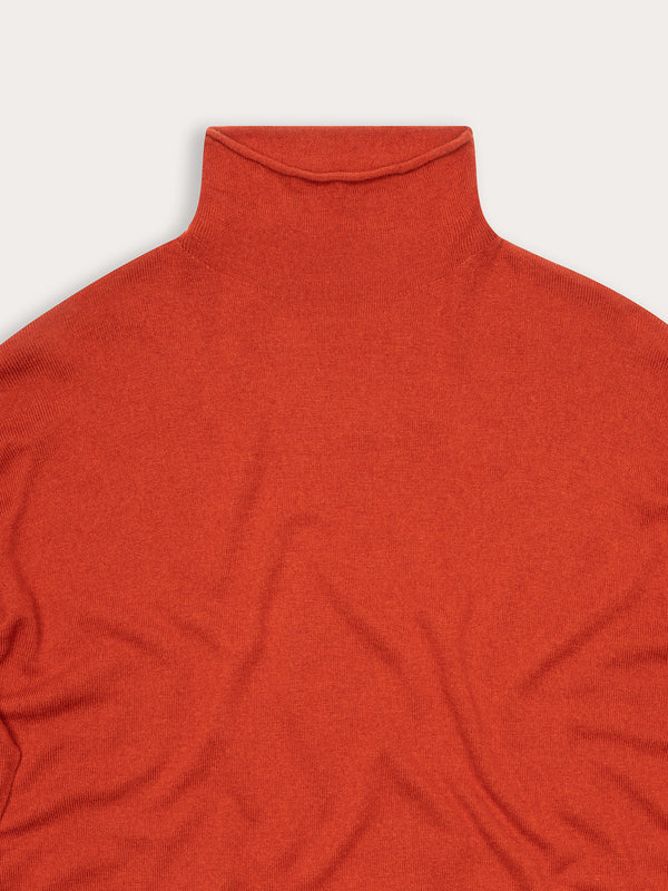 Pull Bamboo col roulé - 70% bambou 30% laine mérinos