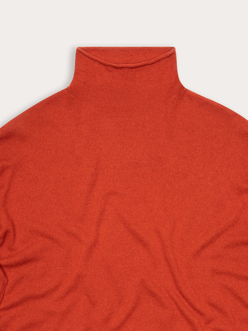 Pull Bamboo col roulé - 70% bambou 30% laine mérinos