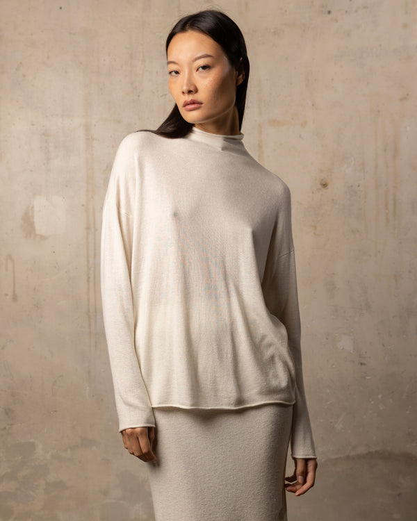 Pull Bamboo col roulé - 70% bambou 30% laine mérinos