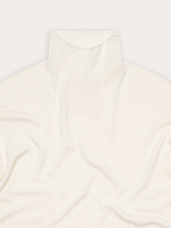 Pull Bamboo col roulé - 70% bambou 30% laine mérinos