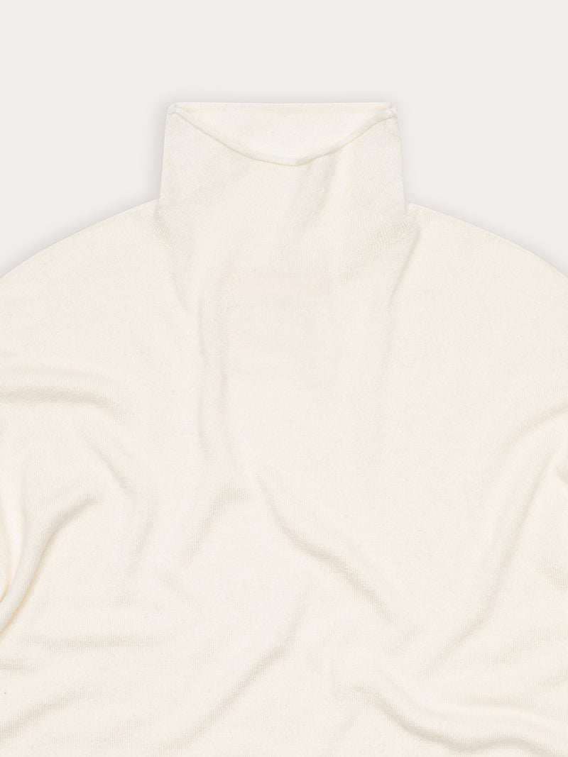 Pull Bamboo col roulé - 70% bambou 30% laine mérinos