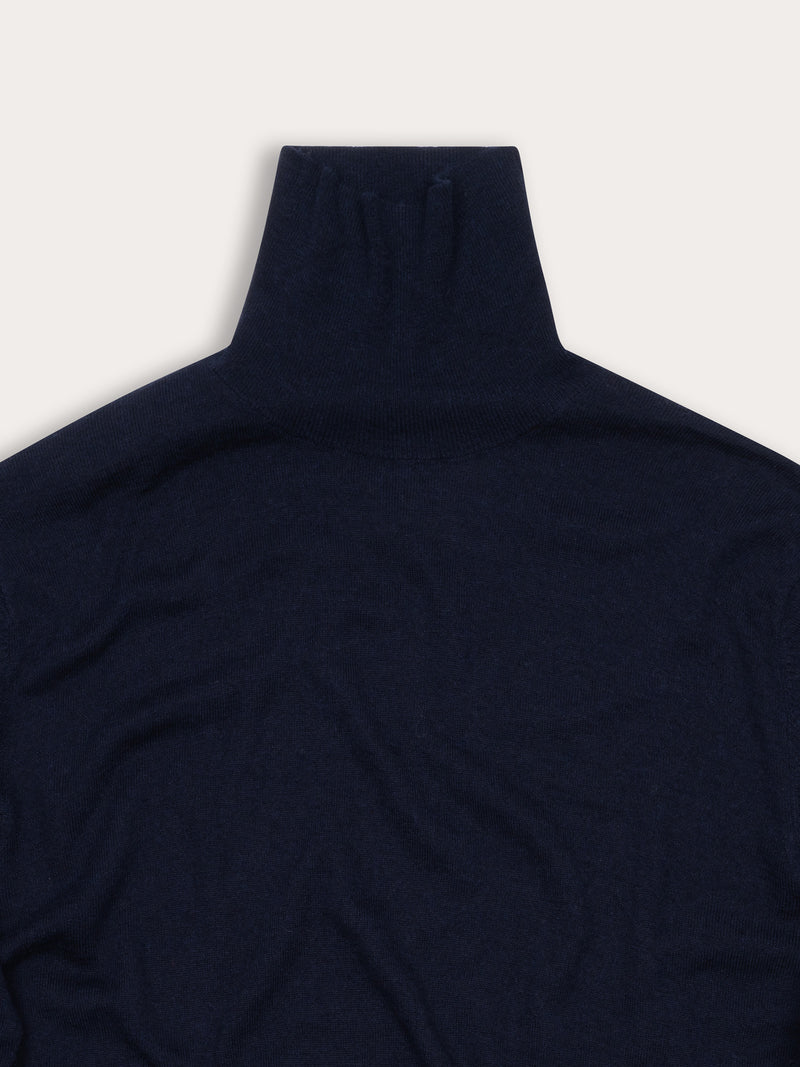 Pull Bamboo col roulé - 70% bambou 30% laine mérinos