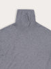Pull Bamboo col roulé - 70% bambou 30% laine mérinos - 133MELANGEDGREY