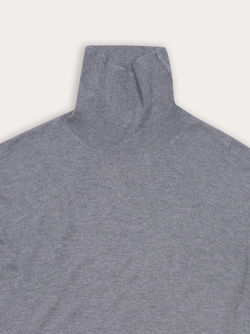 Pull Bamboo col roulé - 70% bambou 30% laine mérinos