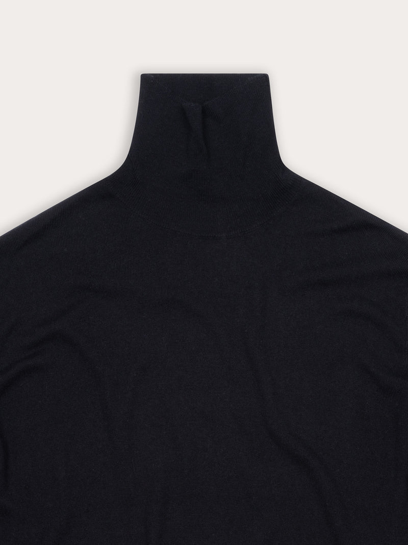 Pull Bamboo col roulé - 70% bambou 30% laine mérinos