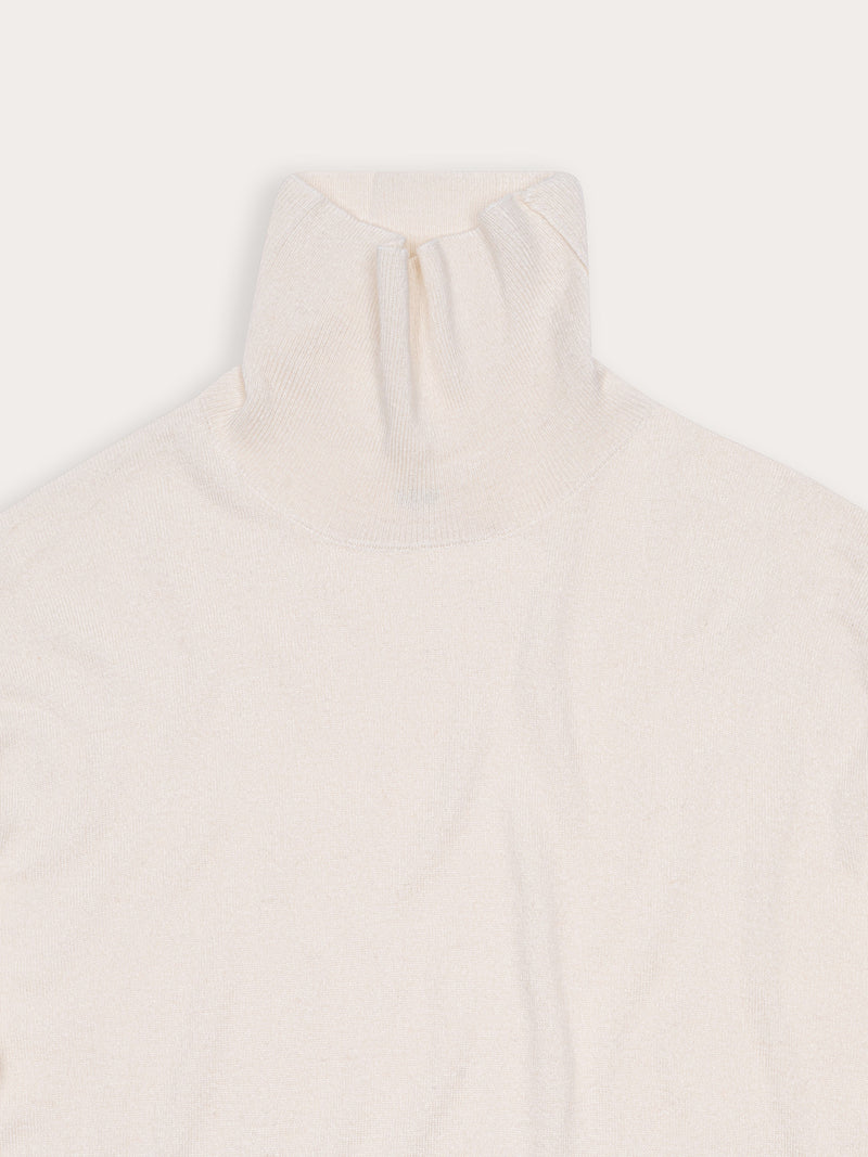 Pull Bamboo col roulé - 70% bambou 30% laine mérinos