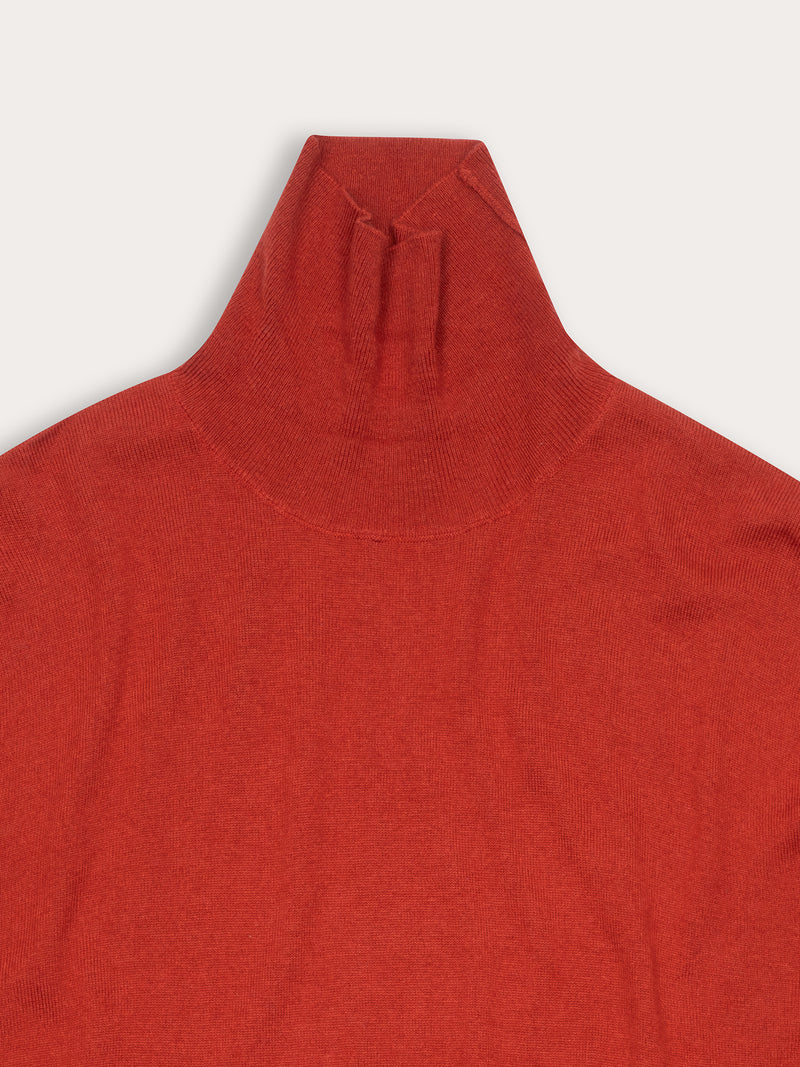 Pull Bamboo col roulé - 70% bambou 30% laine mérinos