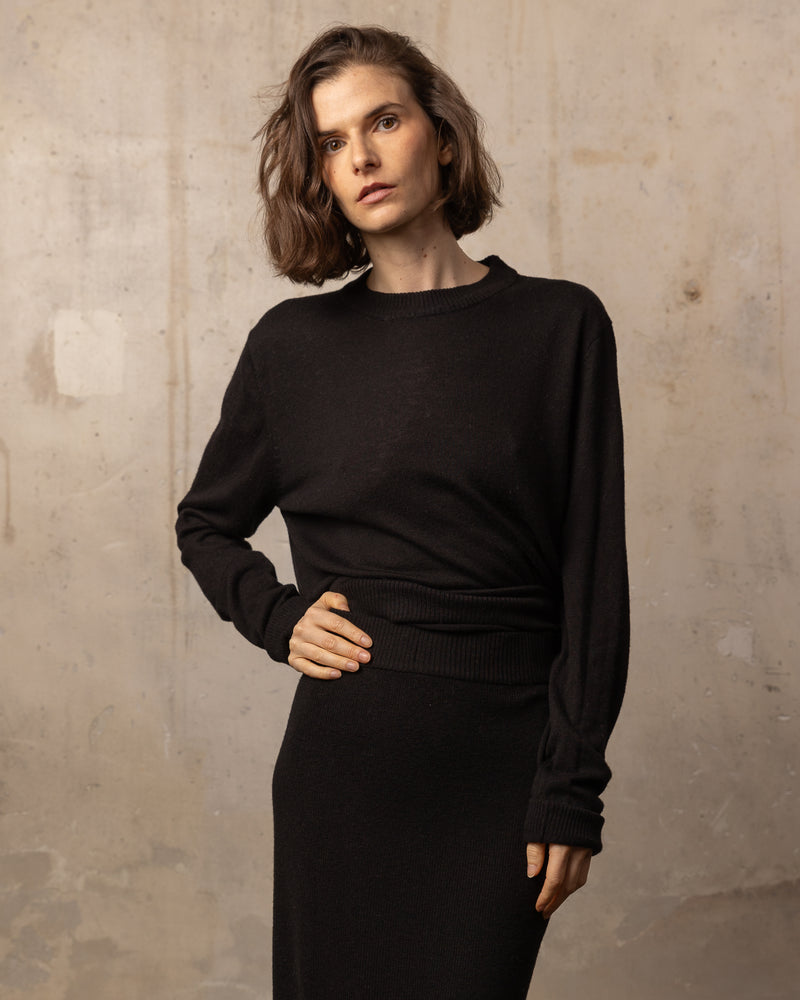 Jupe Bamboo - 70% bambou et 30% laine mérinos - 100BLACK