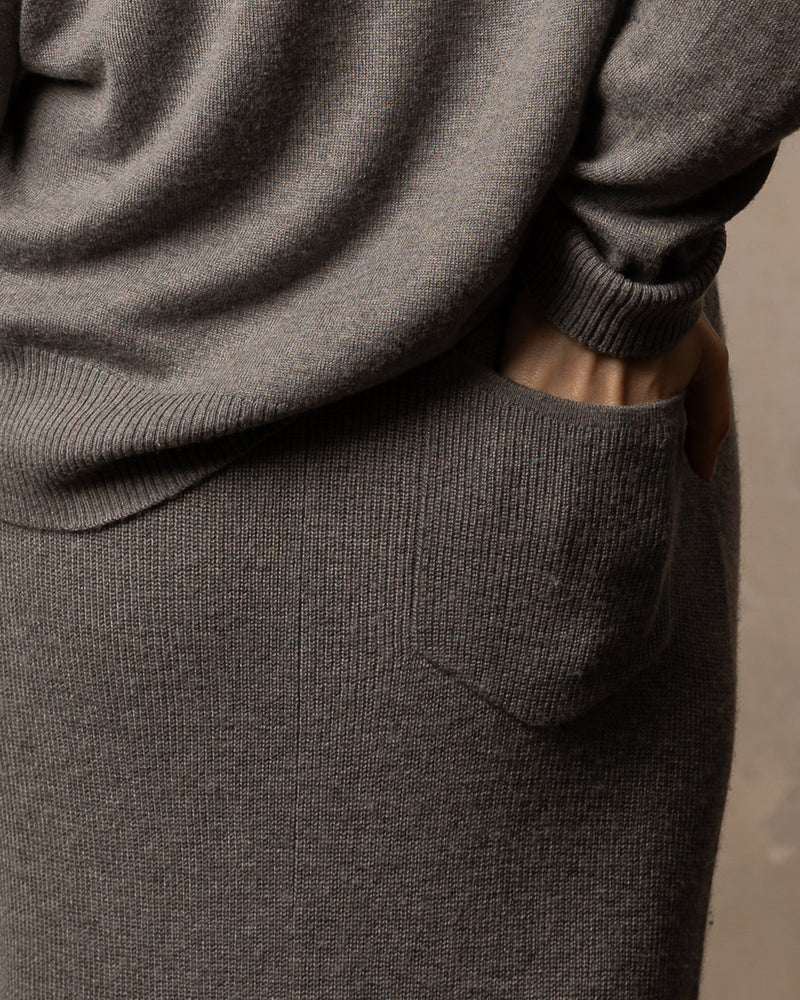 Jupe Bamboo - 70% bambou et 30% laine mérinos - 133MELANGEDGREY