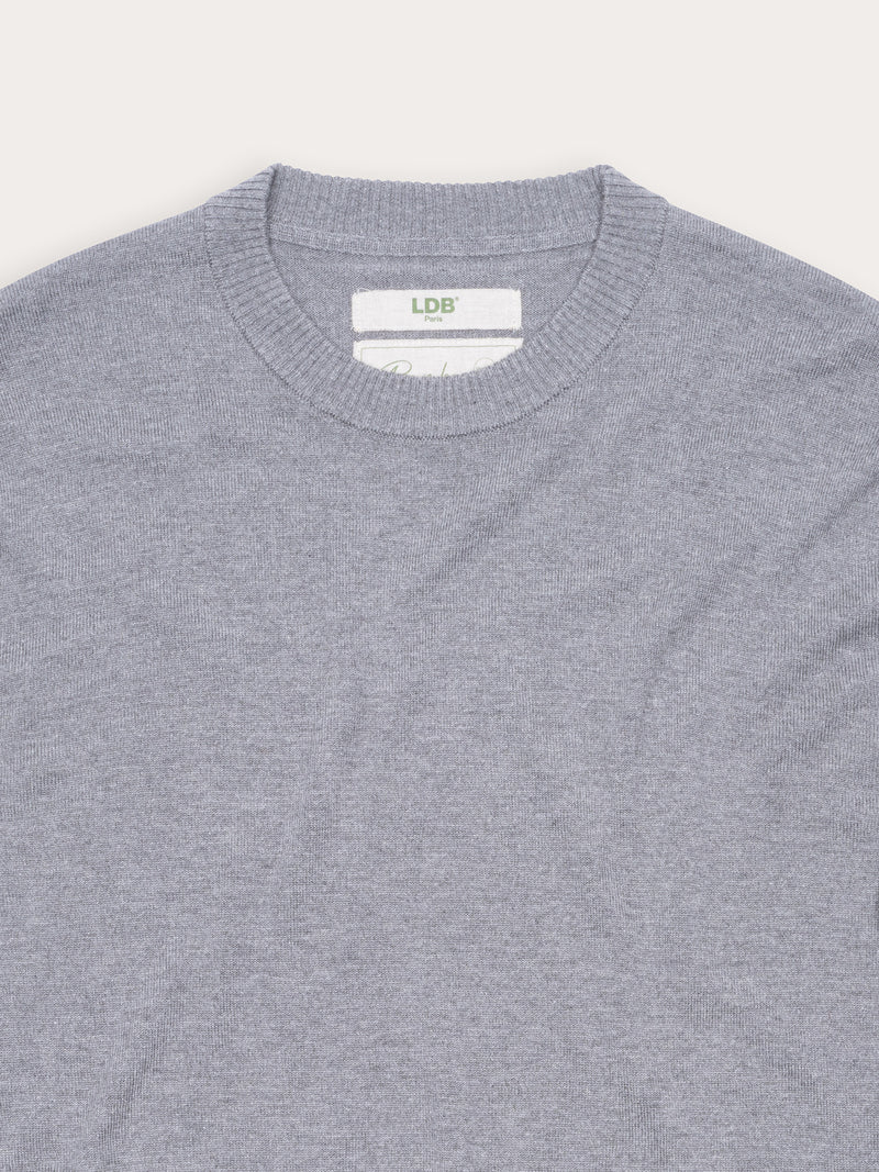 Pull Bamboo col rond - 70% bambou 30% laine mérinos