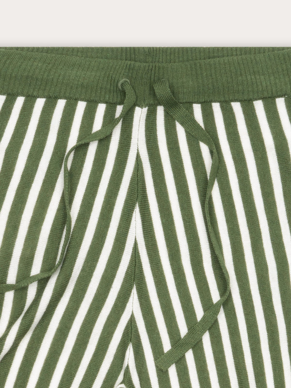 Pantalon Bamboo - 70% Bambou 30% Coton (R09OFFWHITEOLIVE)