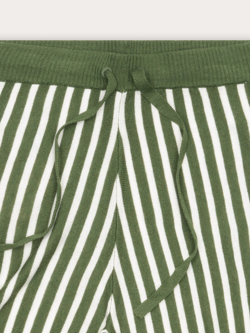 Pantalon Bamboo - 70% Bambou 30% Coton (R09OFFWHITEOLIVE)