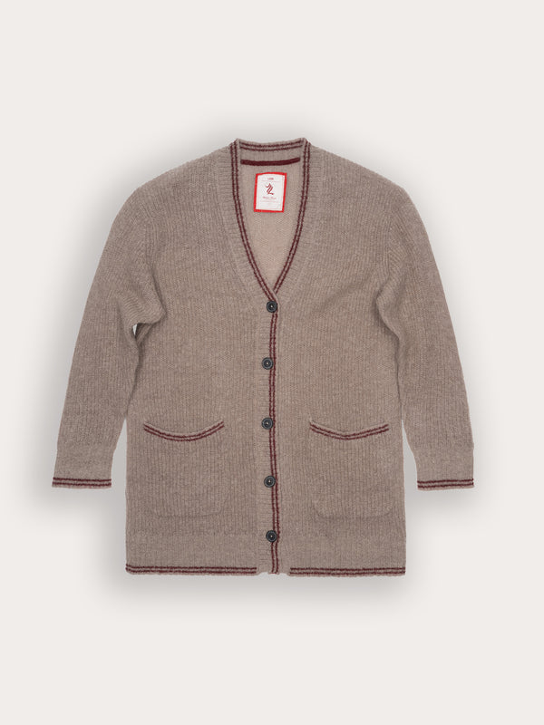 Cardigan Colette - 32% kid mohair, 28% laine et 40% nylon