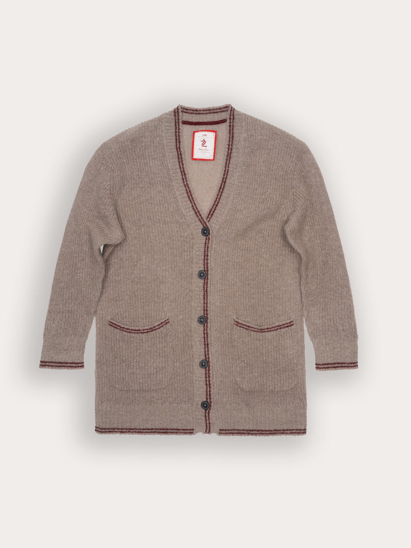 Cardigan Colette - 32% kid mohair, 28% laine et 40% nylon