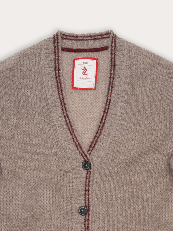 Cardigan Colette - 32% kid mohair, 28% laine et 40% nylon