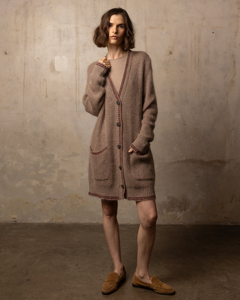 Cardigan Colette - 218LIGHTCOFFEE