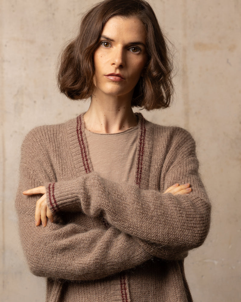 Cardigan Colette - 218LIGHTCOFFEE