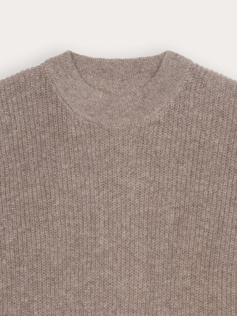 Pull Colette sans manches - 32% kid mohair, 28% laine et 40% nylon