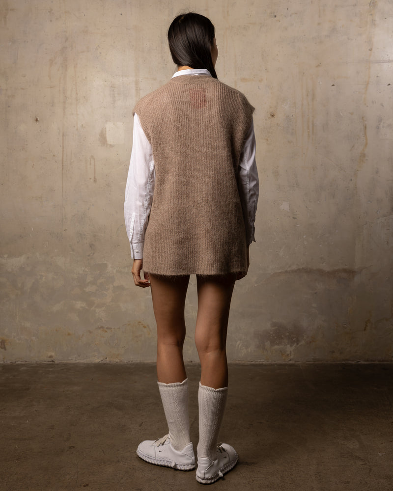 Pull Colette sans manches - 218LIGHTCOFFEE