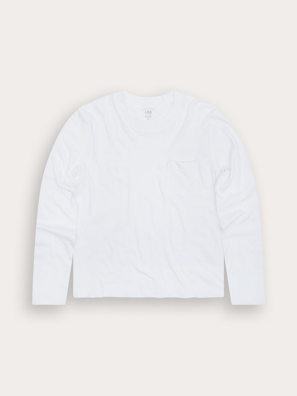 T-shirt 24_24 manches longues - 100% coton - 190WHITE