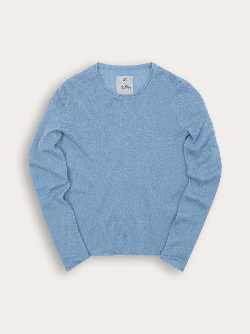 Pull WOOL - Col rond - 90% Laine 10% Cachemire