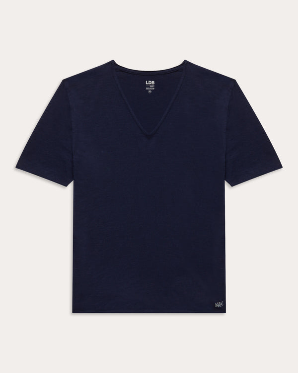 T-shirt Easyy col V - 100% coton