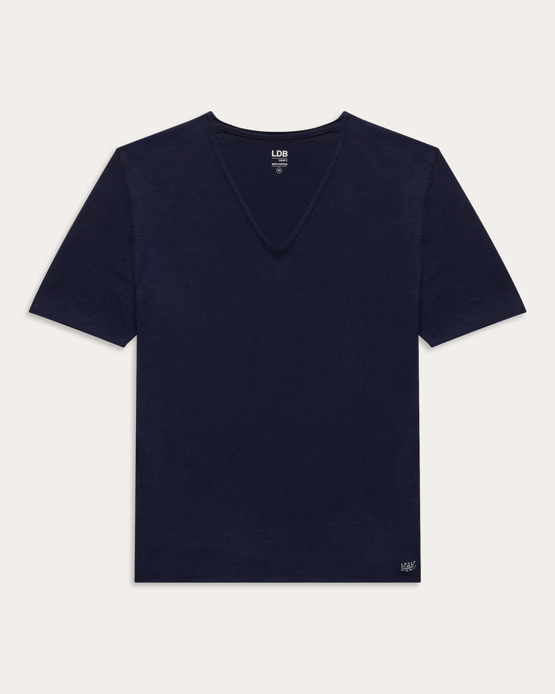 T-shirt Easyy col V - 100% coton