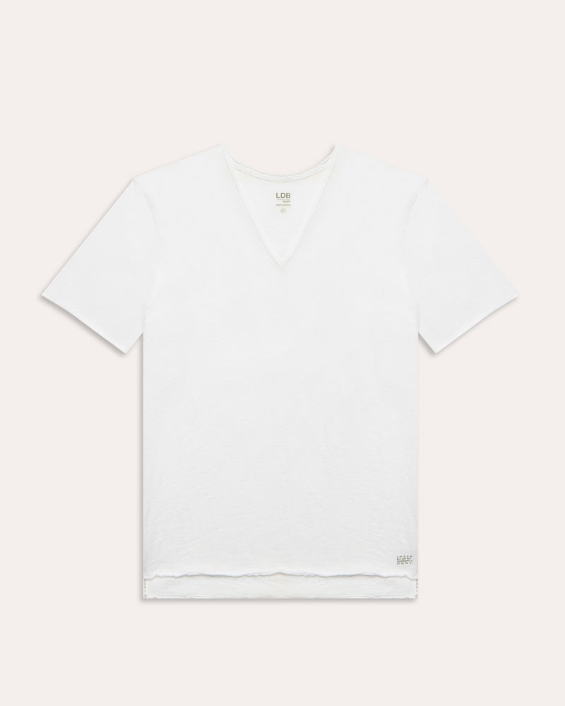 T-shirt EASYY col V en 100% coton