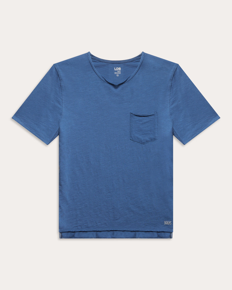T-Shirt EASYY en coton flammé - Col rond