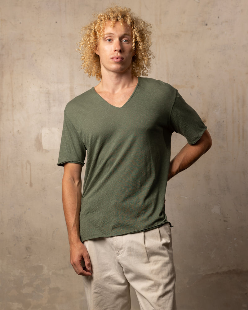 T-shirt EASYY col v - 100% coton - 429THE