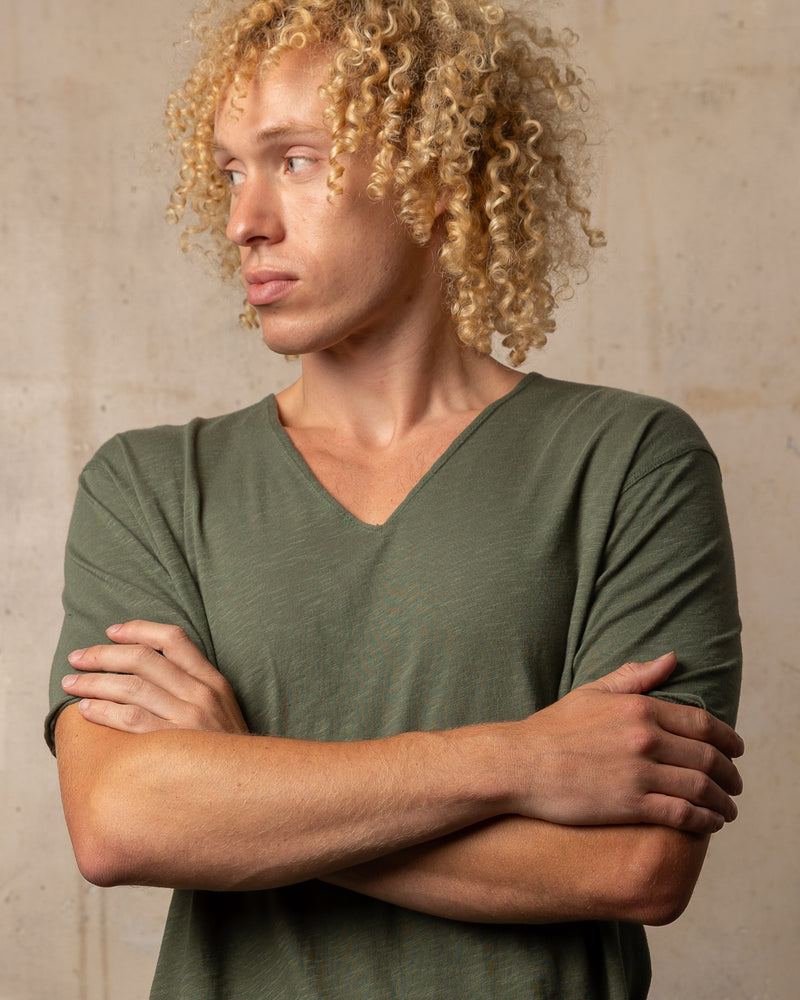 T-shirt EASYY col v - 100% coton - 429THE