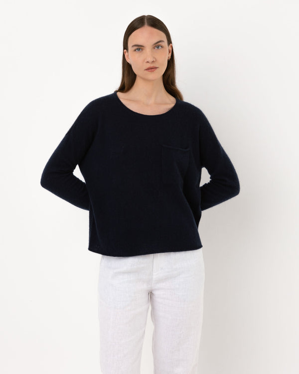 Pull FFresh col rond - 100% cachemire