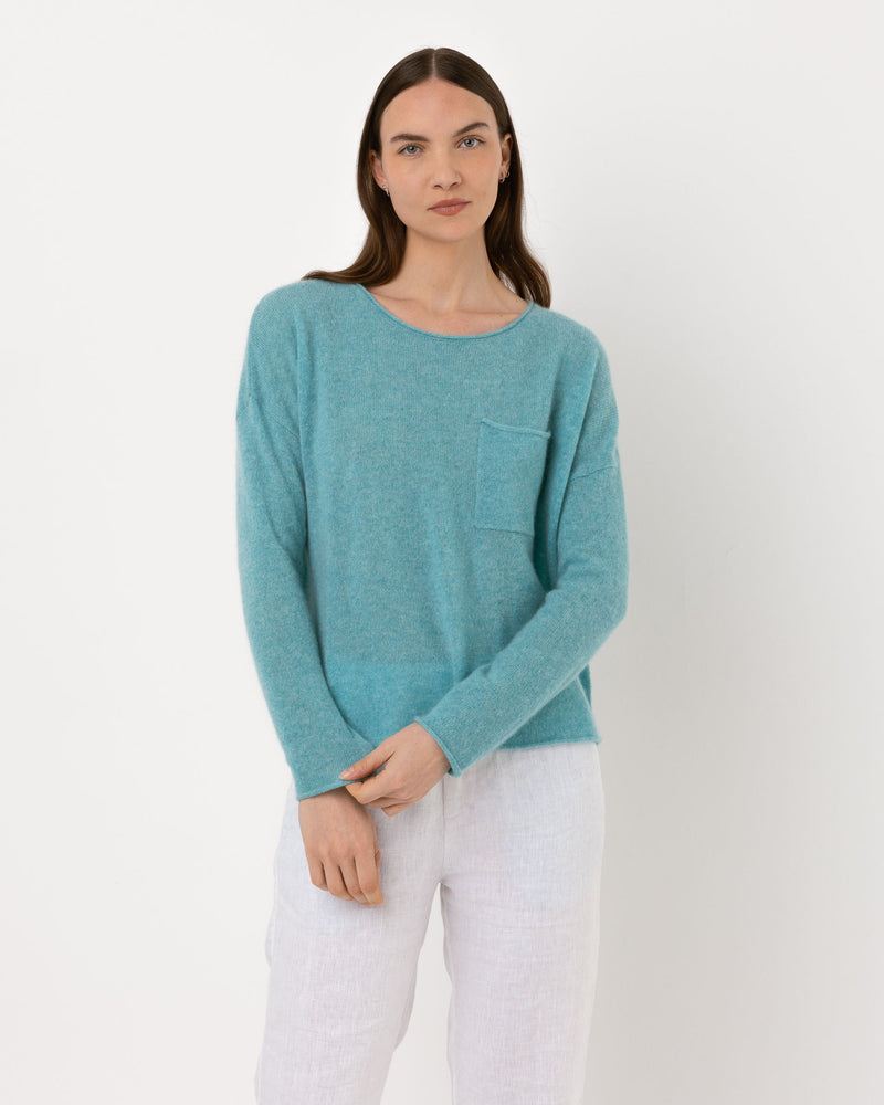 Pull FFresh col rond - 100% cachemire