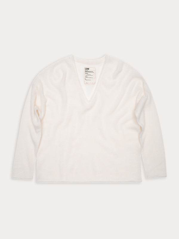 Pull FFresh col V - 100% cachemire