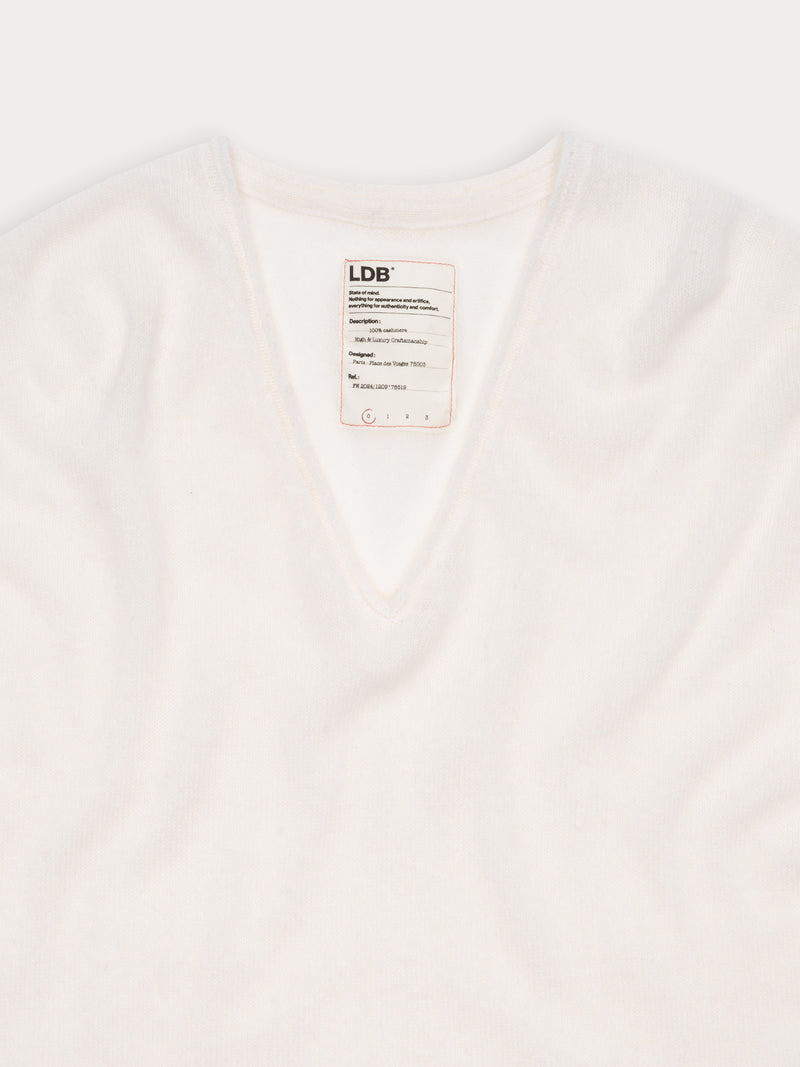 Pull FFresh col V - 100% cachemire