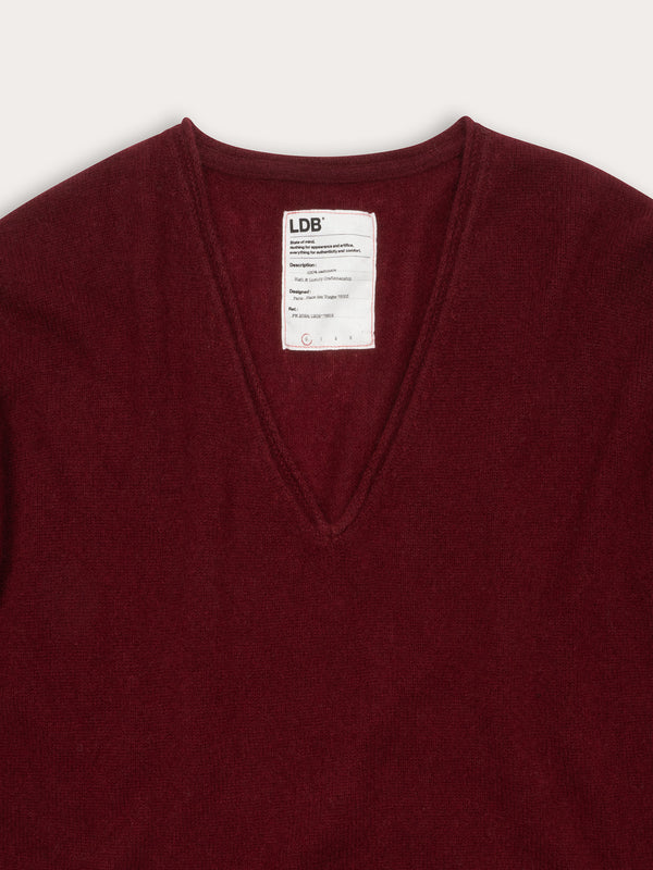Pull FFresh col V - 100% cachemire